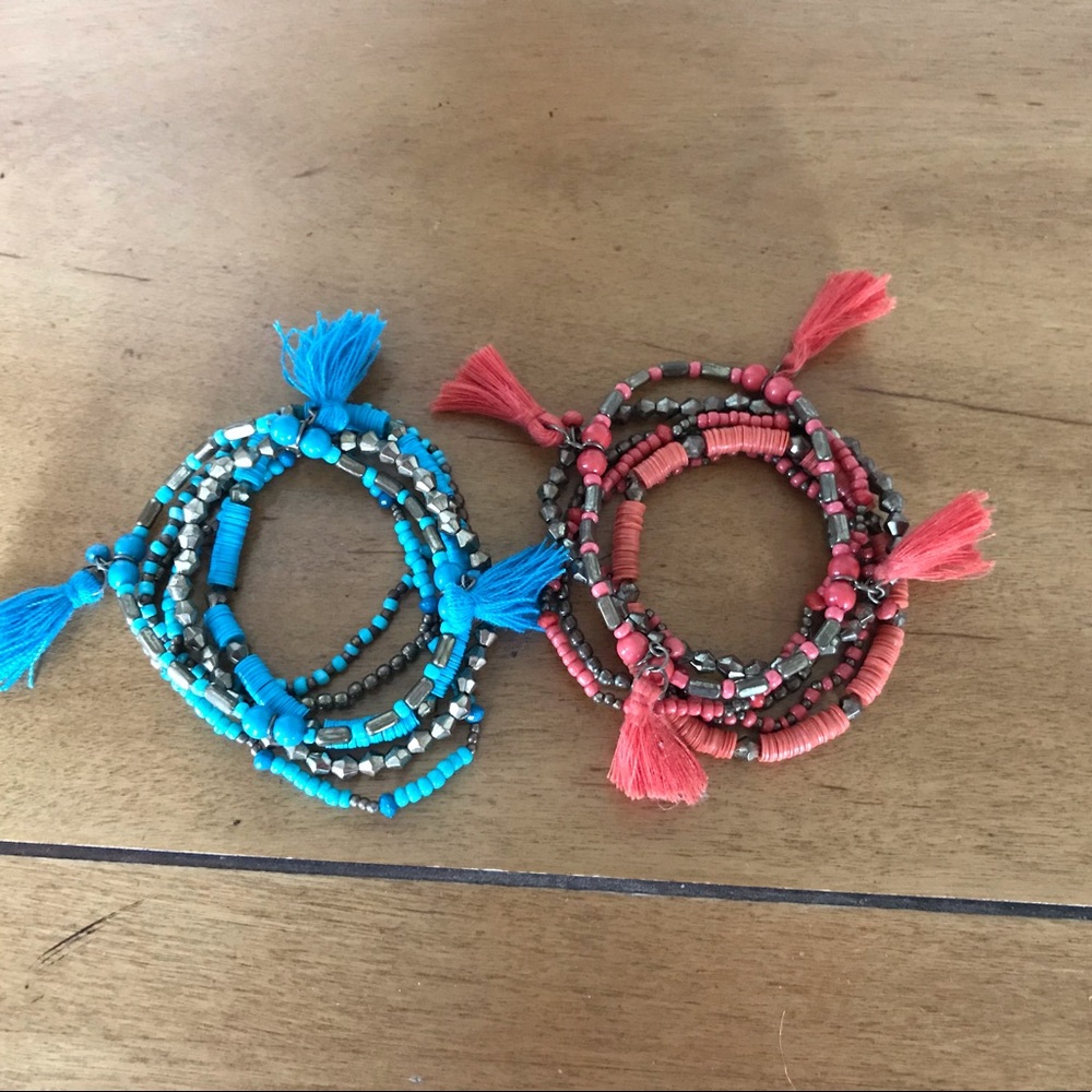 Mixit Tassel Stretch Bracelets